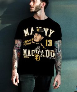 Men_s Fanatics Branded Manny Machado Brown San Diego Padres Caricature T Shirt