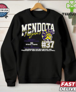 Mendota Trojans #37 Celebrating The Rich History And Tradition Of High School Girls Volleyball Shirt