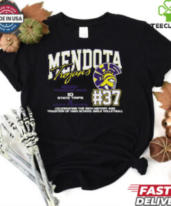 Mendota Trojans #37 Celebrating The Rich History And Tradition Of High School Girls Volleyball Shirt