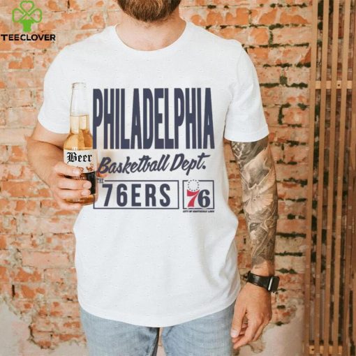 Men’s 2023 24 City Edition Philadelphia 76ers Talk Back T Shirt