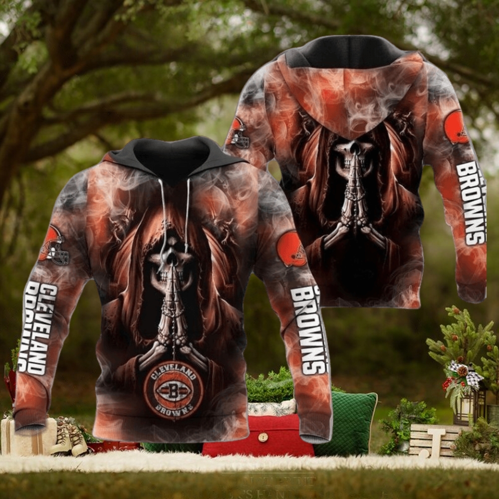 Mens 3D Graphic Hoodie Cleveland Browns Smoke Gift Mens 3D Graphic Hoodie Cleveland Browns Smoke Gift