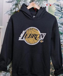 Men's '47 LeBron James Los Angeles Lakers Player Logo Vintage T Shirt