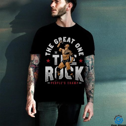 Men’s 500 Level Black The Rock The Great One T Shirt