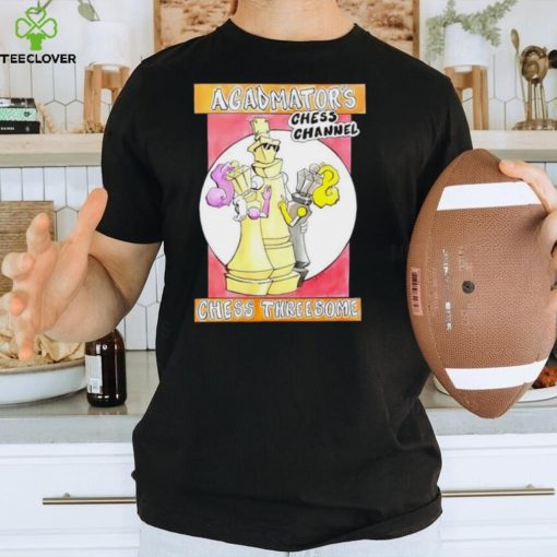 Men’s Agadmator’s chess channel chess threesome shirt