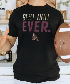 Men's Arizona Coyotes Fanatics Branded Black Best Dad Ever T Shirt