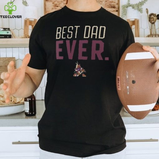 Men’s Arizona Coyotes Fanatics Branded Black Best Dad Ever T Shirt