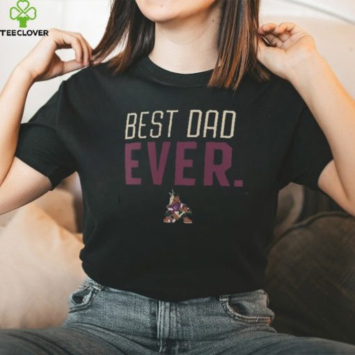Men’s Arizona Coyotes Fanatics Branded Black Best Dad Ever T Shirt