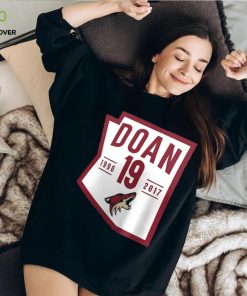 Men's Arizona Coyotes Shane Doan Fanatics Branded Black Retirement State Fill T Shirt