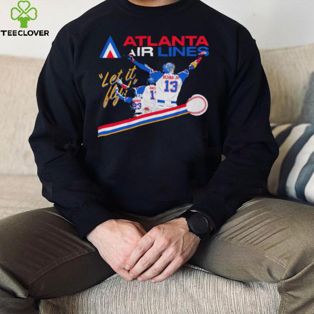 Men’s Atlanta Airlines let it fly Michael Harris shirt Men’s Atlanta Airlines let it fly Michael Harris shirt