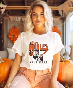 Men's Baltimore Orioles Homage x Topps Gray Tri Blend T Shirt 2 Men's Baltimore Orioles Homage x Topps Gray Tri Blend T Shirt