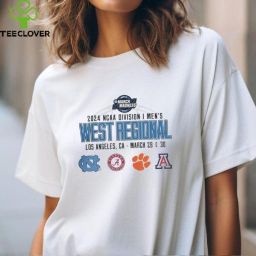 Men's Basketball West Regional Los Angeles Champions 2024 Merch hoodie, sweater, longsleeve, shirt v-neck, t-shirt