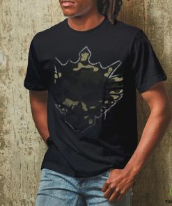 Men's Black Cody Rhodes Camo Skull T Shirt