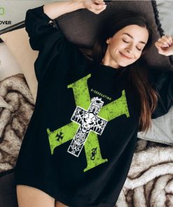 Men's Black D Generation X Retro Cross T Shirt
