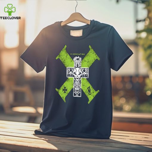 Men’s Black D Generation X Retro Cross T Shirt