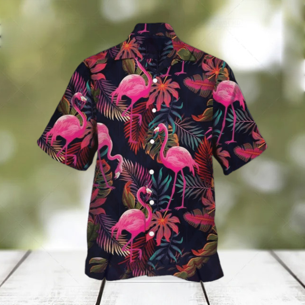 Men’s Botanical Flamingo Hawaiian T Shirt  Hawaiian Gift  Aloha Shirt  Hawaiian Beach Short Men’s Botanical Flamingo Hawaiian T Shirt  Hawaiian Gift  Aloha Shirt  Hawaiian Beach Short