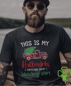 Mens Christmas This Is My Hallmark Movie Watching T Shirt