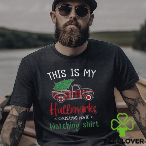 Mens Christmas This Is My Hallmark Movie Watching T Shirt