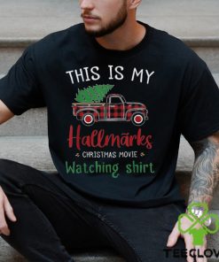 Mens Christmas This Is My Hallmark Movie Watching T Shirt