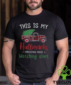 Mens Christmas This Is My Hallmark Movie Watching T Shirt