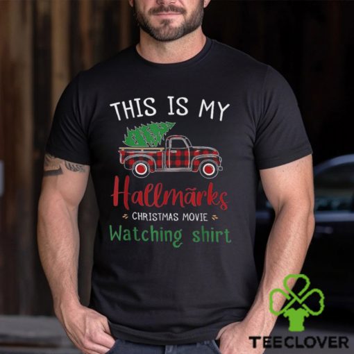 Mens Christmas This Is My Hallmark Movie Watching T Shirt