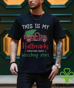 Mens Christmas This Is My Hallmark Movie Watching T Shirt