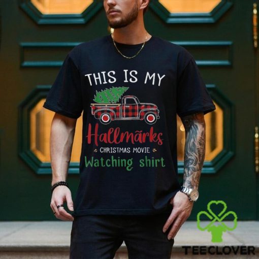 Mens Christmas This Is My Hallmark Movie Watching T Shirt