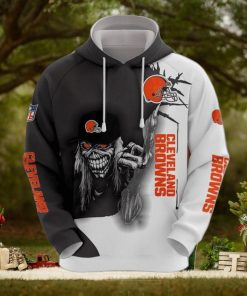 Mens Cleveland Browns 3D Hoodie Ultra Death Graphic Gift