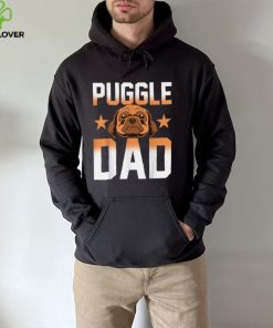 Mens Daddy Puggle Dad Dog Owner Dog Lover Pet Animal Puggle T Shirt
