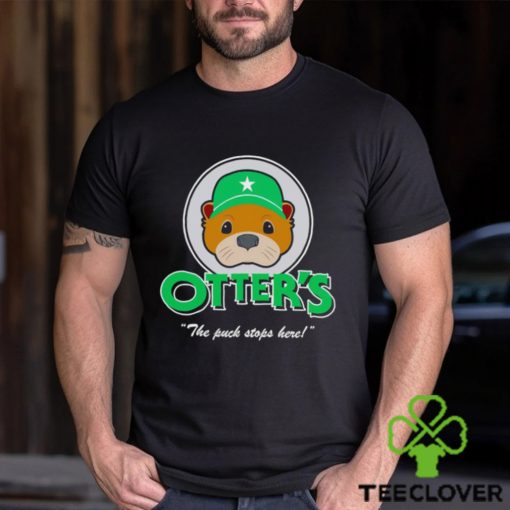 Men’s Dallas Stars Otter’s the puck stops here hoodie, sweater, longsleeve, shirt v-neck, t-shirt
