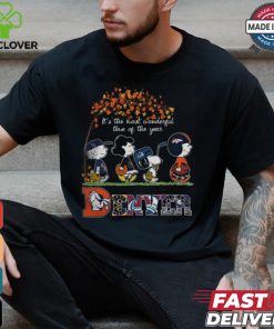 Men's Denver Sport Peanuts Characters Fall It’s The Most Wonderful Time Of The Year Shirt