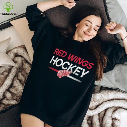 Men’s Detroit Red Wings Fanatics Branded Black Authentic Pro Long Sleeve T Shirt