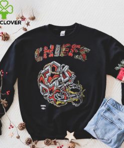 Men's Distortedd Black Kansas City Chiefs LEADERS T Shirt