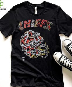 Men's Distortedd Black Kansas City Chiefs LEADERS T Shirt