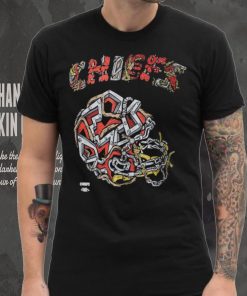 Men's Distortedd Black Kansas City Chiefs LEADERS T Shirt