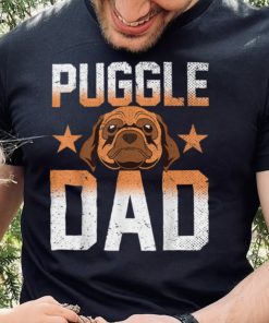 Mens Dog Lover Fathers Day Puggle Dad Pet Owner Animal Puggle T Shirt