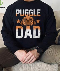Mens Dog Lover Fathers Day Puggle Dad Pet Owner Animal Puggle T Shirt