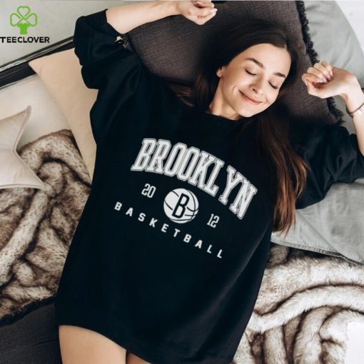 Men’s Fanatics Branded Heather Charcoal Brooklyn Nets Foul Trouble Snow Wash Raglan Pullover shirt