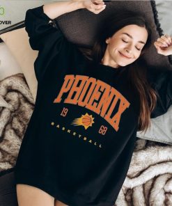 Men’s Fanatics Branded Heather Charcoal Phoenix Suns Foul Trouble Snow Wash Raglan Pullover shirt