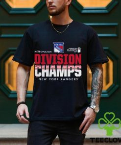 Men's Fanatics Branded Heather Navy New York Rangers 2024 Metropolitan Division Champions T Shirt