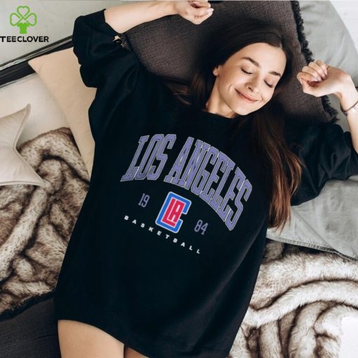 Men’s Fanatics Branded Heather Red LA Clippers Foul Trouble Snow Wash Raglan Pullover shirt