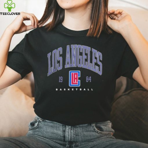 Men’s Fanatics Branded Heather Red LA Clippers Foul Trouble Snow Wash Raglan Pullover shirt