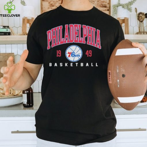 Men’s Fanatics Branded Heather Royal Philadelphia 76ers Foul Trouble Snow Wash Raglan Pullover shirt