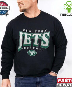 Men's Fanatics Heather Charcoal New York Jets Divided Warp Tri Blend T Shirt