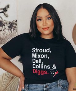 Men's Fanatics Navy Houston Texans Stroud, Mixon, Dell, Collins & Diggs T Shirt 1 Men's Fanatics Navy Houston Texans Stroud, Mixon, Dell, Collins & Diggs T Shirt
