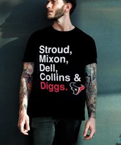 Men's Fanatics Navy Houston Texans Stroud, Mixon, Dell, Collins & Diggs T Shirt 3 Men's Fanatics Navy Houston Texans Stroud, Mixon, Dell, Collins & Diggs T Shirt