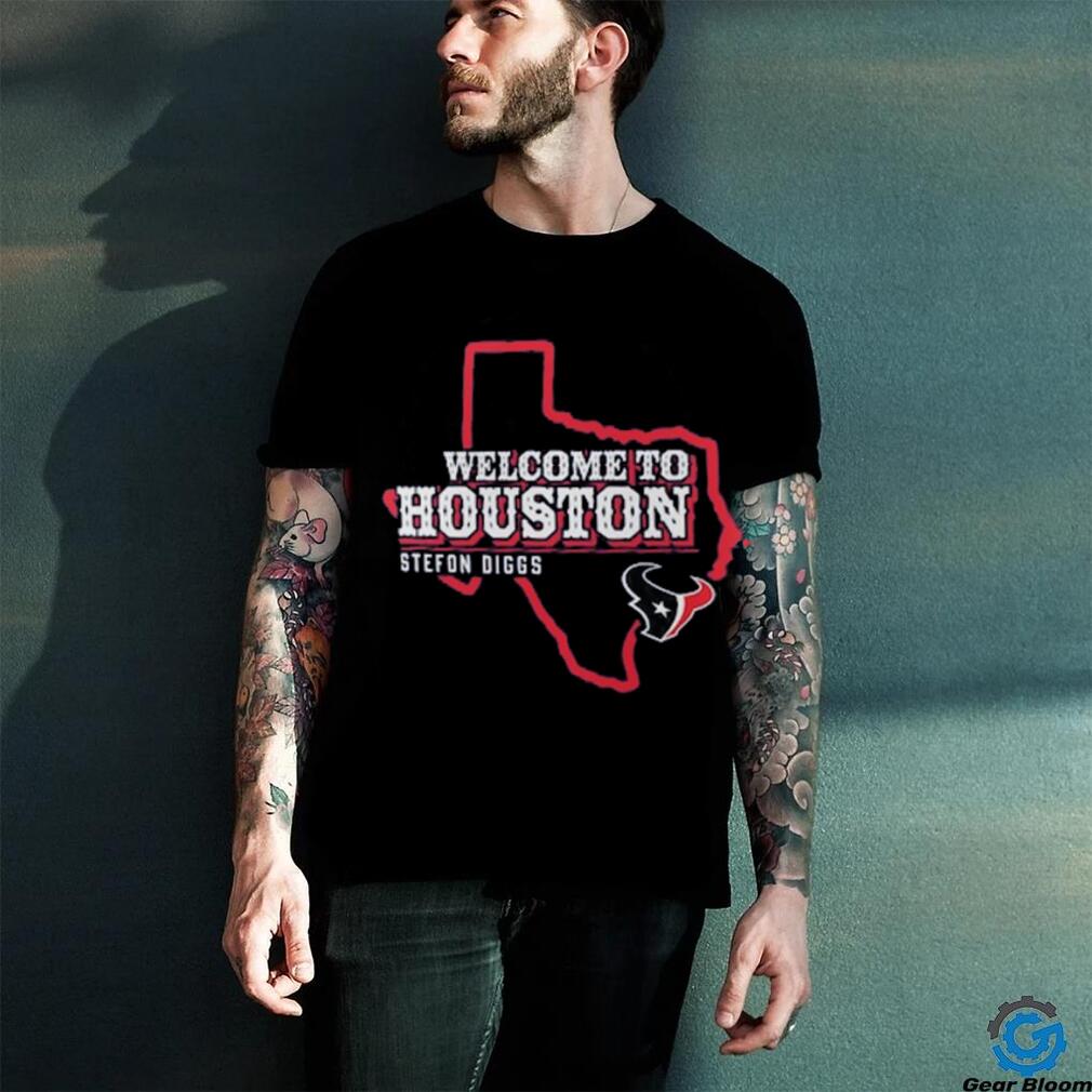 Men’s Fanatics Stefon Diggs Navy Houston Texans Welcome to Houston T Shirt Men’s Fanatics Stefon Diggs Navy Houston Texans Welcome to Houston T Shirt