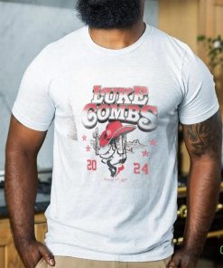 Men's Fanatics Tan Luke Combs x Houston Texans Growin' Up and Gettin' Old Tour T Shirt