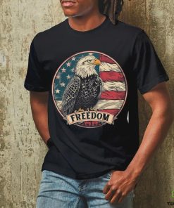 Men's Freedom American Eagle USA Flag T Shirts