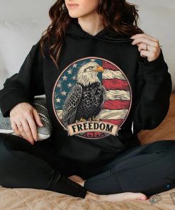 Men's Freedom American Eagle USA Flag T Shirts