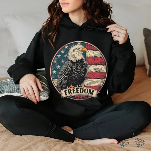 Men’s Freedom American Eagle USA Flag T Shirts